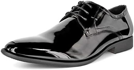 Edward Smokies Tuxedo Wedding Shoes Men Black Patent Leather inner lining