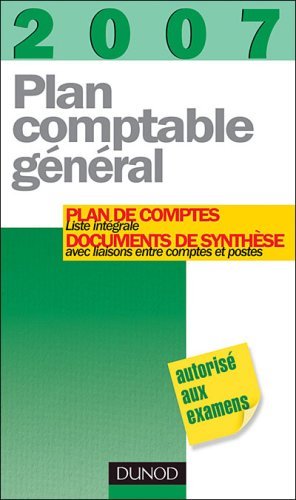 Plan comptable général 2007