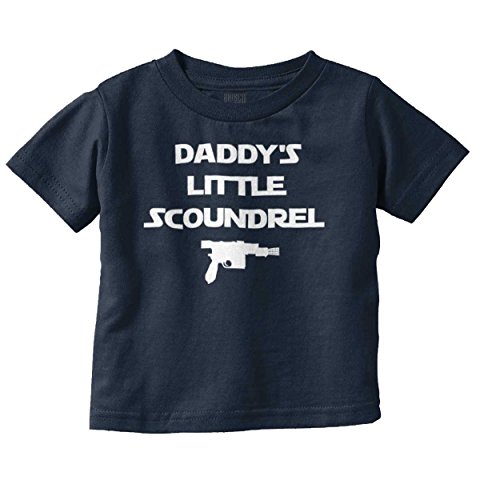 Brisco Brands Daddy Little Scoundrel Star Han Wars Yoda Chewbacca Kylo Ren Toddler Infant T