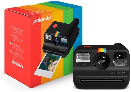 Polaroid - câmera instantânea go geração 2 - preta (9096)