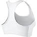 Nike Womens Dri-Fit Pro Compression Sports Bra White/Cool Grey 410631-100 Size L