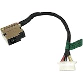 GinTai DC Power Jack Cable Harness for HP Pavilion 15-EG 15-EH, 15-eg0073cl | 15-eg0015cl 15-eg0021nr 15-eg0010nr 15-eg1025cl 15-eg0050wm 15-eh0015cl M01322-S75 M01322-T75 （9.5CM）