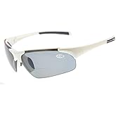 Eyekepper TR90 Unbreakable Sports Half-Rimless Bifocal Sunglasses Baseball Running Fishing Driving Golf Softball Hiking