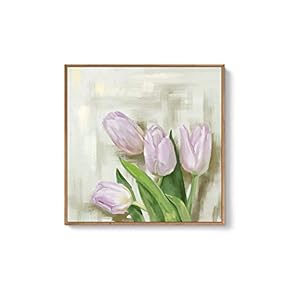 Framed Canvas Wall Art for Living Room, Bedroom Flowers Canvas Prints for Home Decoration Ready to Hang - 24x36 inches - 16x16 inches