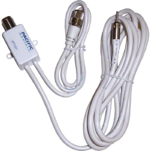 Marine VHF / AM / FM Broadcast Band Antenna Splitter / Separator P7101 for boats