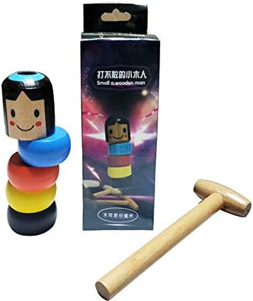 New Immortal Daruma Halloween Magic Tricks Funny Toy Stage Magic Props Halloween 2019 Funny Wooden Magic Toy Gift