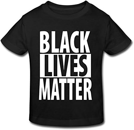 SHUA BABY Kid's Toddler Black Lives Matter T-Shirt Age 2-6 Black 2 Toddler