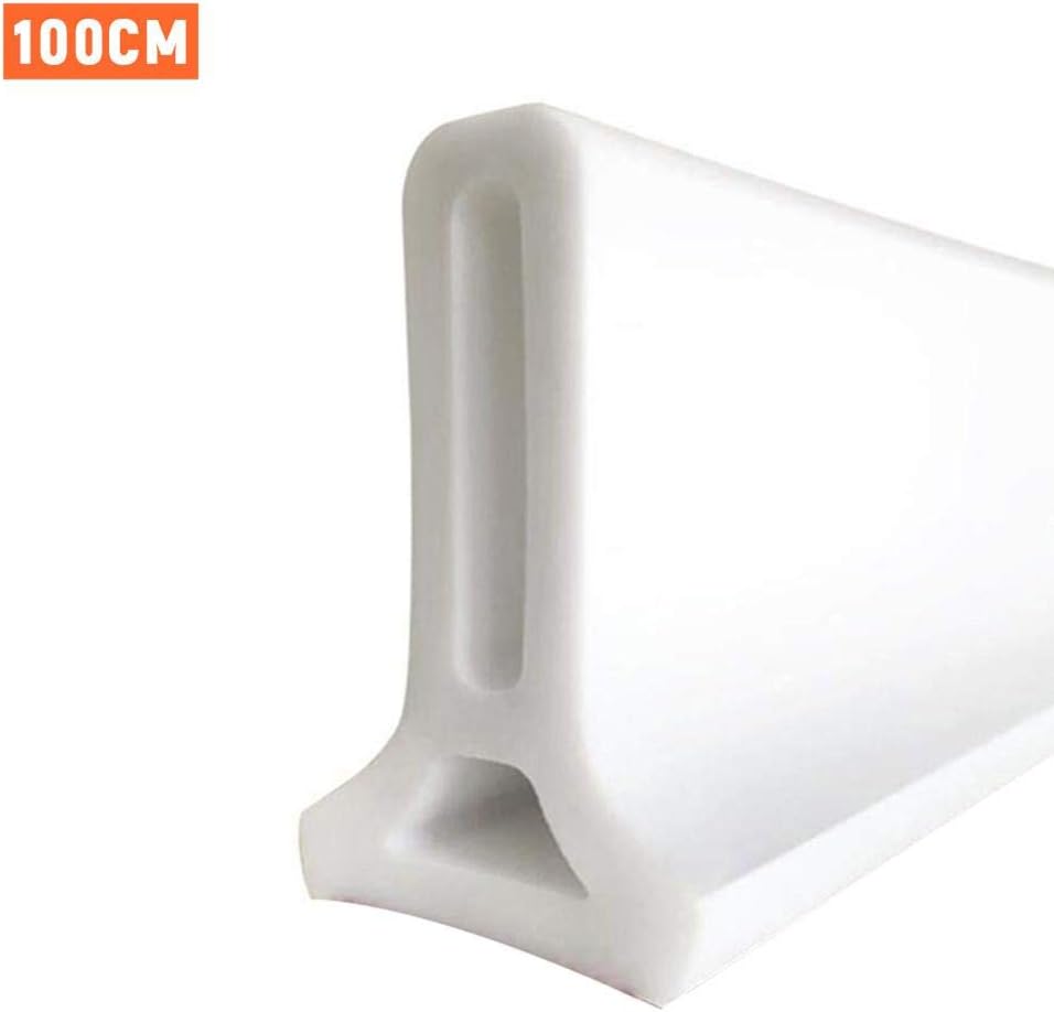 Bathroom Waterproof Strips Water Barrier Threshold Shower Barrier Water Stopper Soft And Sealed Multiple Purposes Bathroom Fittings For Kitchen Bathrooms