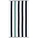 Laguna Beach Textile Co. Striped Cabana Beach Towel - Oversized, Plush 630 GSM Cotton - Midnight Blue & Seafoam Green