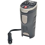 Tripp Lite 200W Car Power Inverter with 2 Outlets & 2 USB Charging Ports, Cup Holder Design, Auto Inverter (PV200CUSB)