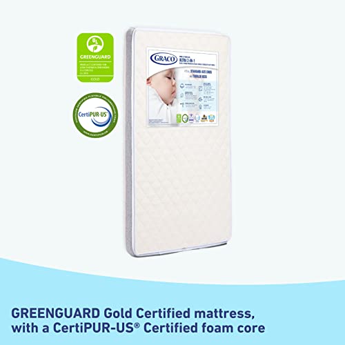 Graco Ultra 2in1 Premium DualSided Crib & Toddler Mattress