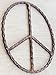 Old River Outdoors Metal Peace Sign Wall Decor Art - 12
