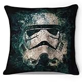 Damuyas Star Wars Storm Trooper Linen Throw Pillow Case Cushion Cover Sofa Decorative (star wars)