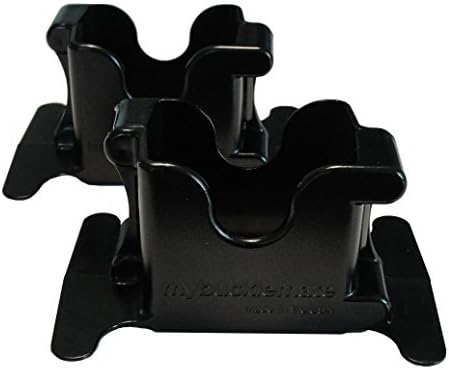 MyBuckleMate Seat Belt Buckle Holder ~ Makes Buckling Easier for Tots to Adults (Black) by MyBuckleMate