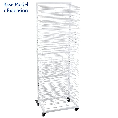 OFFICEROO Art Drying Rack 18 Shelves Extension Compatible With Base