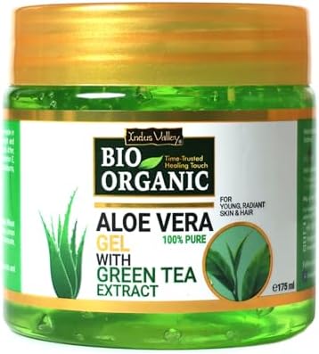 Indus Valley Bio Organic 100 Percent Pure Natural Aloe Vera Moisturizing Gel  175 ml price in Saudi Arabia | Amazon Saudi Arabia | supermarket kanbkam