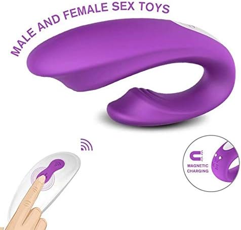U-Shaped Electronic Viberator Wireless Remote Control Rechargeable Finger M-a-s-s-a-g-e-r Couple Bed Pleasure Love Stimulation Promote Toys Multi-Speed Self-Amusement Tool