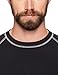 Amazon Essentials Men's Long-Sleeve Quick-Dry UPF 50 Swim Tee, Black, Medium