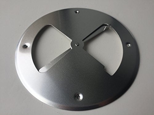 LavaLock 8" aluminum pinwheel bbq smoker pit intake blade damper vent set