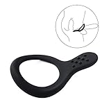 LEVETT Flexible Silicone Cock Rings, Penis Enlarger Stronger and Harder Erection to Prolonging Climax Sex Toys for Men (Flexible size)