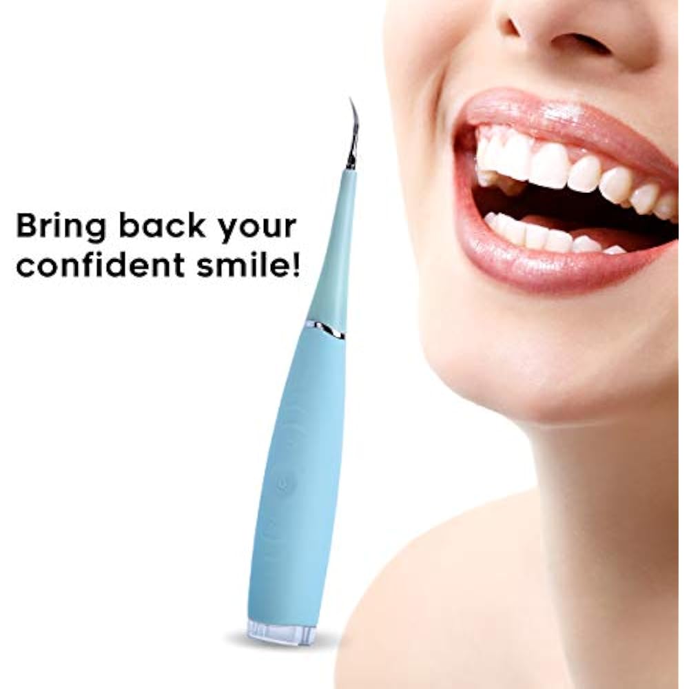 Electric Sonic Dental Calculus Plaque Remover Tool Kit Tooth Scraper