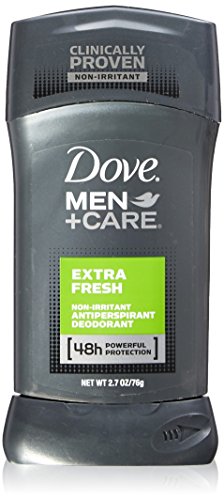 Dove Men + Care 48 Hour Antiperspirant Deodorant, Extra Fresh, 2.7 Oz (Pack of 4)