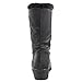 Totes Women's Nicole Black Snow Boot | Waterproof Mid Calf Soft Sole Front Zipper Closure Boot