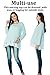 Smallshow Women's Maternity Nursing Pajamas Set 2 Pcs Breastfeeding Top and Pant
