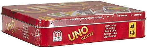 UNO Deluxe, Juego de Cartas, 7+ años, 2-10