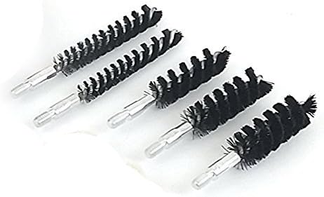Be Ready Universal Benchrest Quality Bore Brush for 5.56/223 Rifle & Pistol 22 Cal 357/38 9mm 40Cal 44 45 (5 Brush Set)