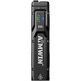 AIMWIN EI4 Flat EDC Flashlight 3000 Lumens Ultra Bright USB-C Rechargeable Slim Pocket Light 300M Long Throw Tactical Flashlight with Dual Tail Switches One-Touch Turbo Strobe