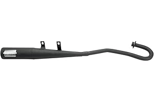 DG Performance 04-6102 - RCM Steel Exhaust (Black) for Suzuki QuadSport 230E (1985-1988)