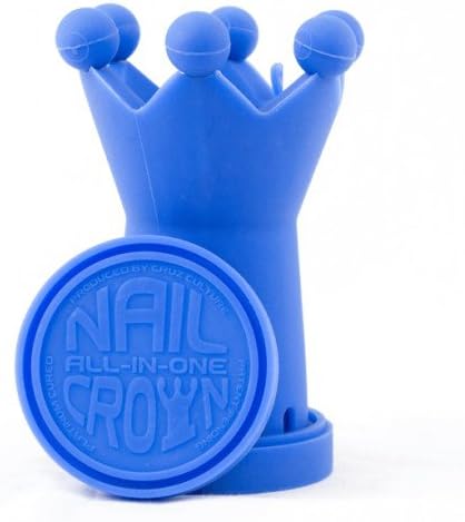 CRUZ CULTURE NAIL CROWN ORIGINAL COLOR CHANGING - BLUE (FREE METAL DAB TOOL SCOPPER &amp; NEEDLE POINT 4.5")