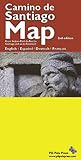 Camino de Santiago Map 2nd edition (English, Spanish, German and French Edition) by 