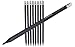 Staedtler Wooden #2 HB Sharpened Pencils - Dark Gray Wood with White Erasers - 32 Count