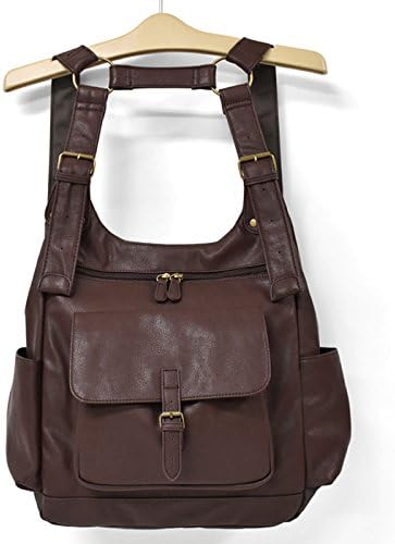 Amazon H型リュック フェイクレザー 2way オリジナル Brown