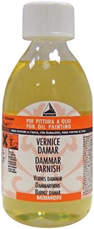 Vernice Finale Su Un Dipinto Ad Olio Disegno Pittura