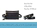 Women Small Faux Leather Handbag Stylish Waist Bag Travel Phone Pouch Security Wallet Black