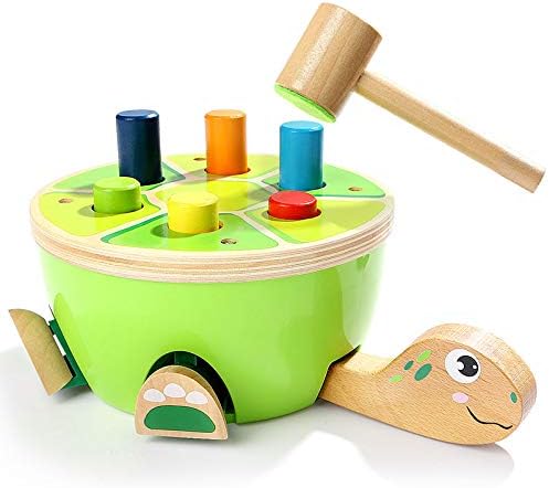 LXWM Turtle Tapping Table Early Cchildhood Educational Toys Boys and Girls Infant Children's Building Blocks Baby Education Toys