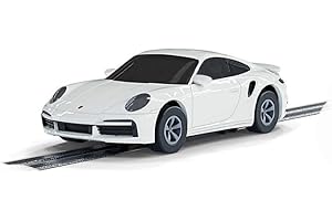 MICRO SCALEXTRIC Scalextric Micro Porsche 992 Turbo White 1:64 Slot Race Car G2214,Light Lilac