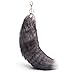 Huloo Silver Blue Fox Fur Tail Bag Pendant Car Key Footwear 15-18in Centimeters