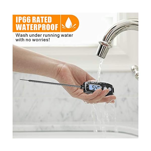 Cocoda-Meat-Thermometers-52-Inches-Digital-Food-Thermometer-with-Instant-Read-Waterproof-Backlit-LCD-Screen-Cooking-Thermometer-for-Kitchen-Smoker-Grill-BBQ-Hot-Cold-Water-Milk-Jam-Deep-Fry Cocoda Meat Thermometers, 5.2 Inches Digital Food Thermometer with Instant Read, Waterproof, Backlit LCD Screen, Cooking Thermometer for Kitchen Smoker Grill BBQ Hot Cold Water Milk Jam Deep Fry