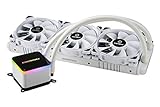 Enermax LIQTECH II 360 Addressable RGB All-in-one CPU Liquid Cooler Dual Chamber Intel/AMD Support AIO ARGB LED Cooling 500+ TDP White (ELC-LTTO360-TBP-W)
