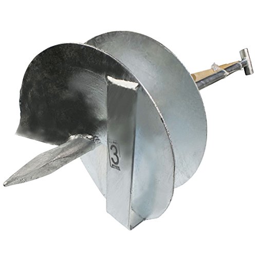 Erdlochbohrer 300 mm DN verzinkt Erdbohrer 30 cm Lochbohrer Handbohrer Pfahlbohrer Gartenbohrer Palisadenbohrer Handerdbohrer Erdbohrgerät – Bild 4