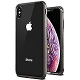 VRS Design iPhone Xs Max Case, [Black] Transparent Dual Layer Heavy Duty Protection [Crystal Bumper] Anti-Yellowing TPU Body PC Bumper Compatible with Apple iPhone Xs Max (2018)