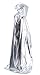 MEYKISS Adults Cape Halloween Costume Deluxe Cloak Silver