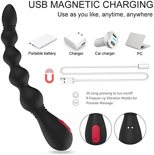 JOURLOVE-Massaggiatore-Portatile-Vibrazione-stimolare-silicone-medico-con-9-modalita-di-vibrazione-per-il-relax-e-il-massaggio-Vibrazione-Impermeabil