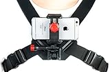 Chest Camera Mount for All Smartphones, GoPros, and Digital Cameras. Universal iPhone & Samsung Galaxy