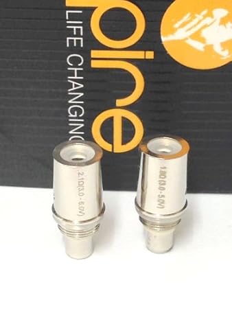 5x Aspire BDC (Bottom Dual Coil) clearomizer spare heads 1.8ohms 100% Genuine original Aspire for use with all Aspire clearom