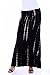 Boutique Republic Womens TICOLORED Two Tone Damask Printed Maxi Skirt